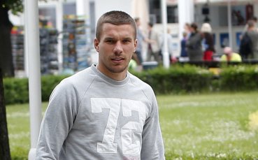 Подолски направи първа тренировка с Арсенал