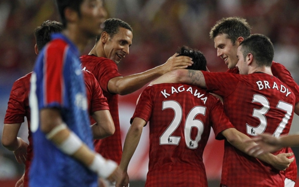 ВИДЕО: Кагава откри головата си сметка за Юнайтед срещу тима на Анелка и Дрогба