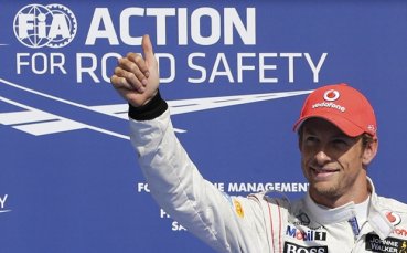 Дженсън Бътън спечели битката за Гран При на Белгия