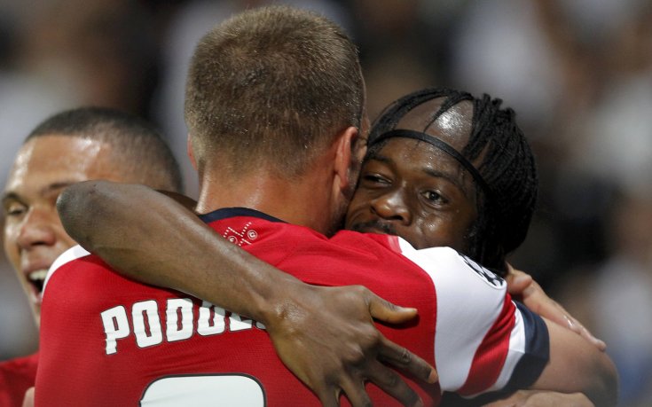 ВИДЕО: Арсенал взе своето от Монпелие, Шалке удари Олимпиакос