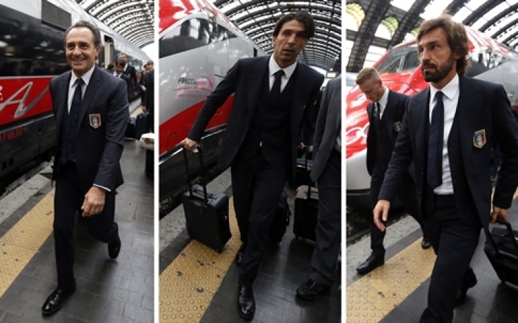 СНИМКИ: Адзурите от Флоренция до Милано с влак