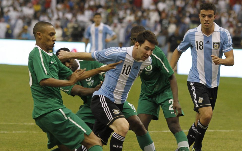 ВИДЕО: Магията на Меси не проработи в Саудитска Арабия