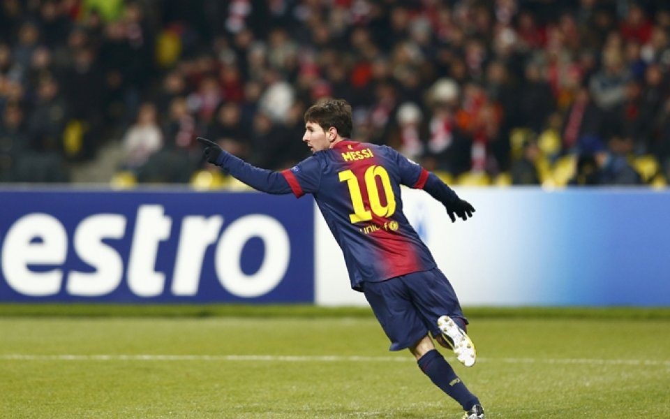 Меси счупи още няколко рекорда с двата си гола в Москва