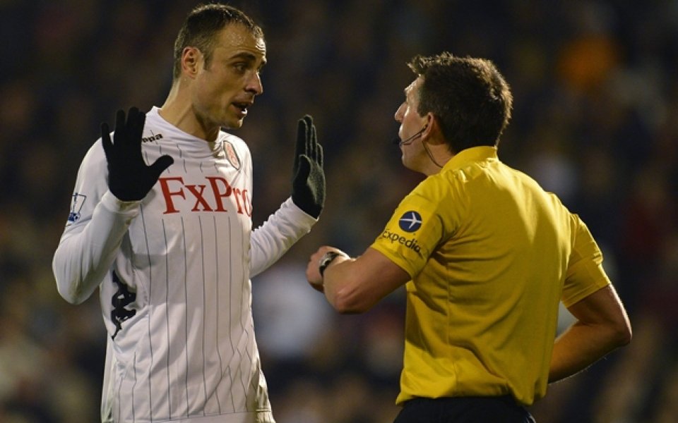 ВИДЕО: Въпреки усилията на капитана Бербатов, Фулъм загуби от Стоук