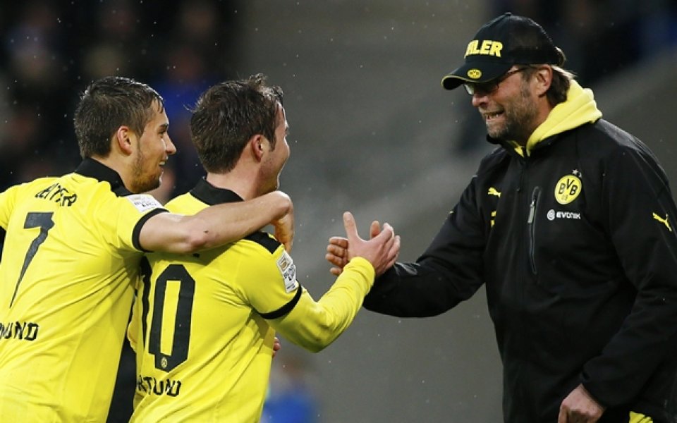 Дъждът не помогна на Хофенхайм, Дортмунд си тръгна с трите точки