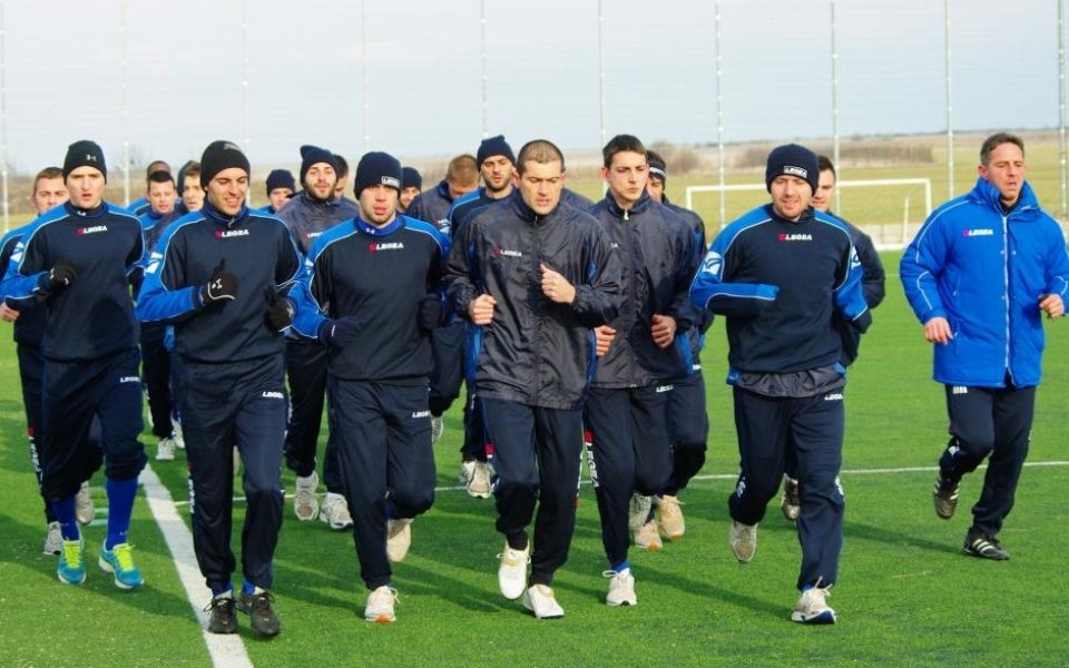 Черноморец с първа тренировка за годината