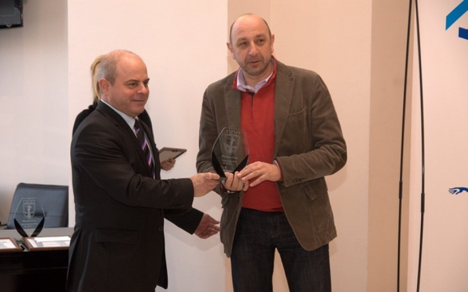 Наградиха Георги Божков за Треньор на годината в Русе