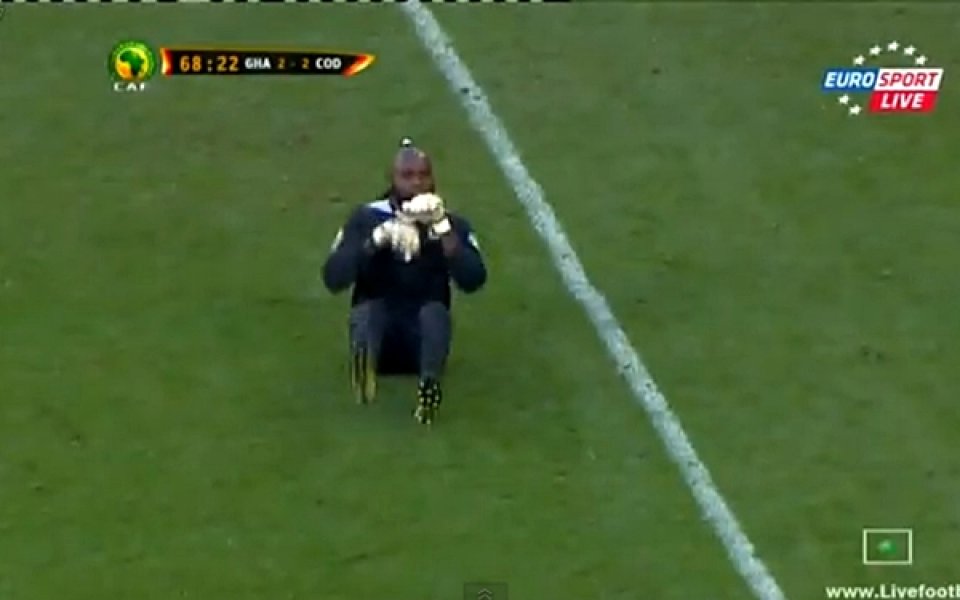 ВИДЕО: Странен начин да изразиш радостта си след гол