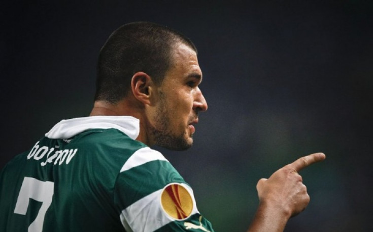 Валери Божинов атакува мощно Спортинг Лисабон