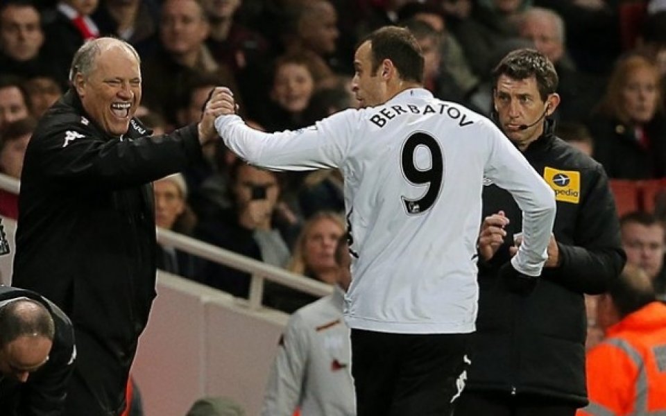 Бербатов титуляр срещу Манчестър Юнайтед