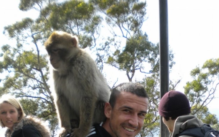 Очаквайта снимки от посещението на Лудогорец в Гибралтар