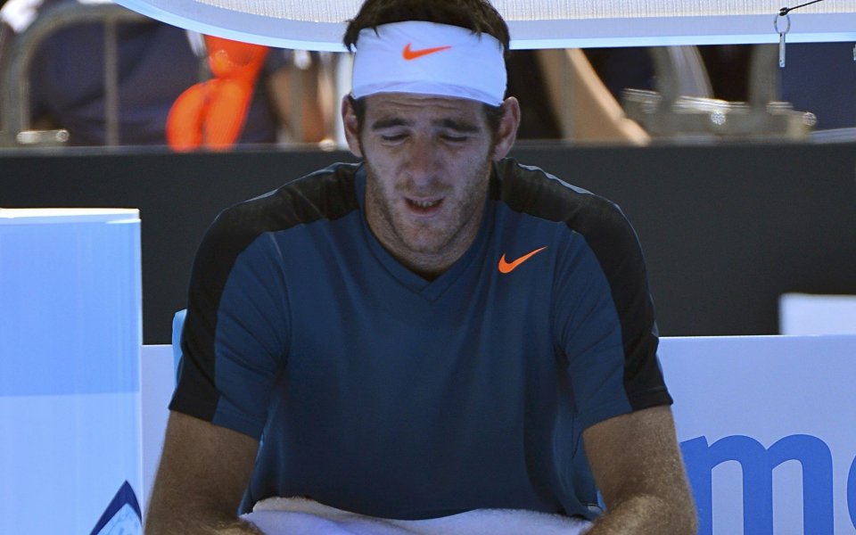 Дел Потро недоволен от играта си преди мача с Гришо