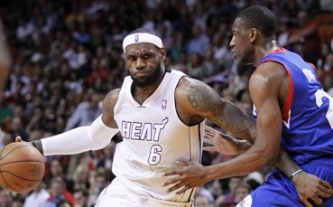 Маями се разправи с Филаделфия при завръщането на ЛеБрон