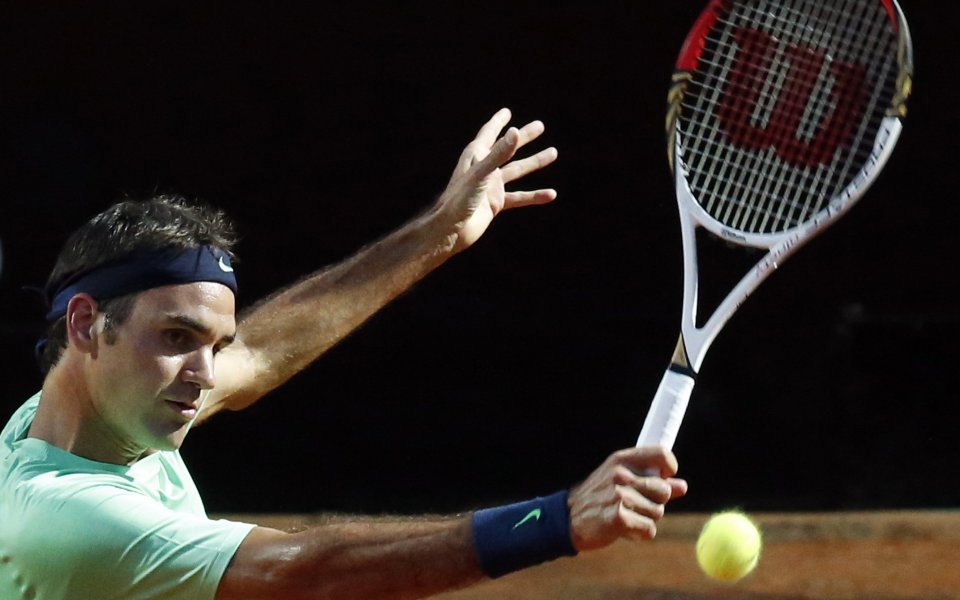 Федерер, Вавринка и Дел Потро продължават в Рим