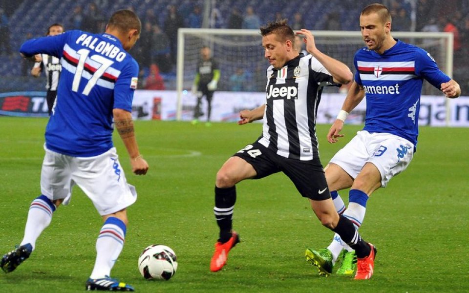 ВИДЕО: Шампионът Ювентус се препъна в Сампдория - отново