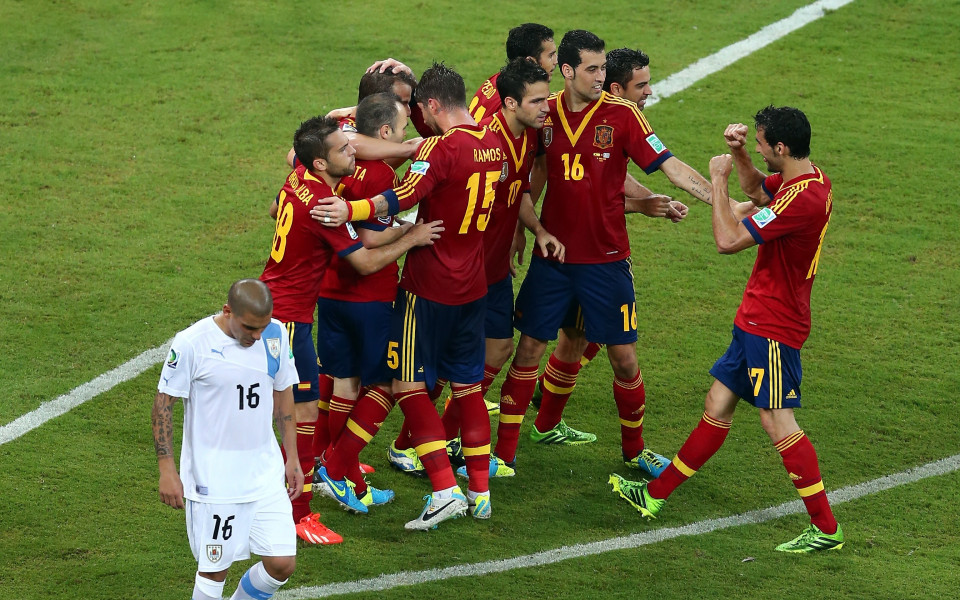 ВИДЕО: Твърде добра Испания би Уругвай с едно полувреме игра