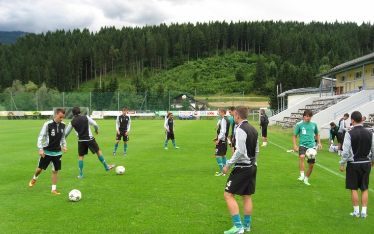 СНИМКИ: Лудогорец с първа тренировка в Австрия