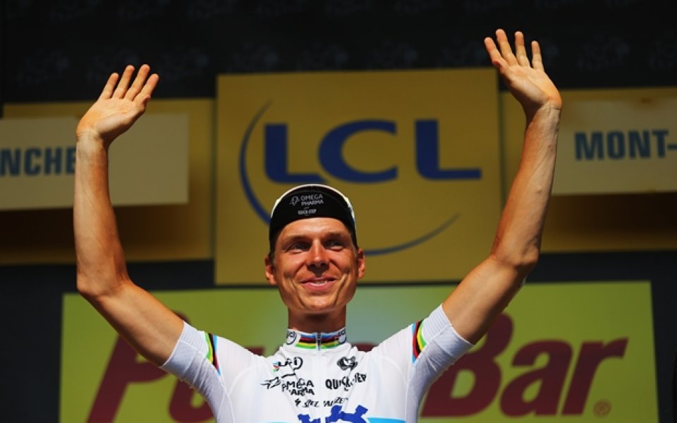 Мартин спечели бягането по часовник, Фруум остава в жълто