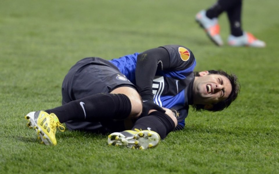 Диего Милито се завърна в игра за Интер и вкара гол