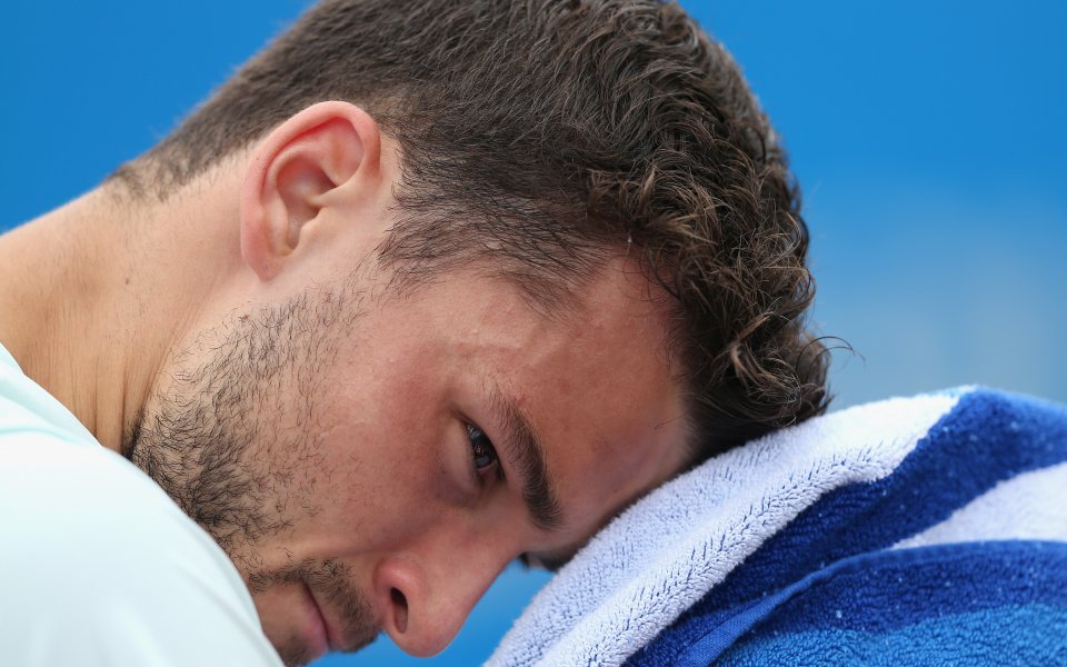 Григор Димитров излиза този следобед срещу Дел Потро