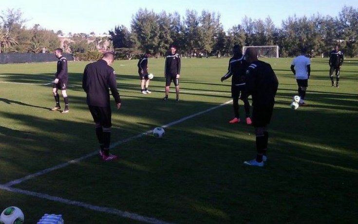 СНИМКИ от първата тренировка на Локо Пд на Канарските острови