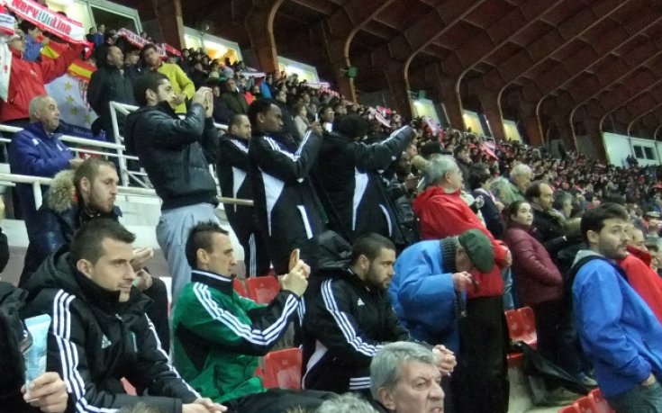 СНИМКИ: Лудогорец се учи от футболните професори Меси, Иниеста и компания