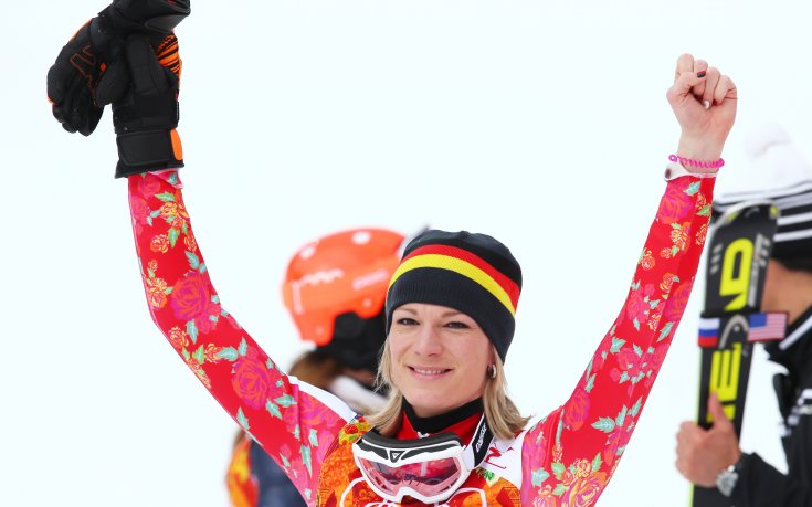 Мария Рийш триумфира в суперкомбинацията