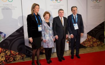 Стефка Костадинова бе гост на вечерята, дадена от Томас Бах