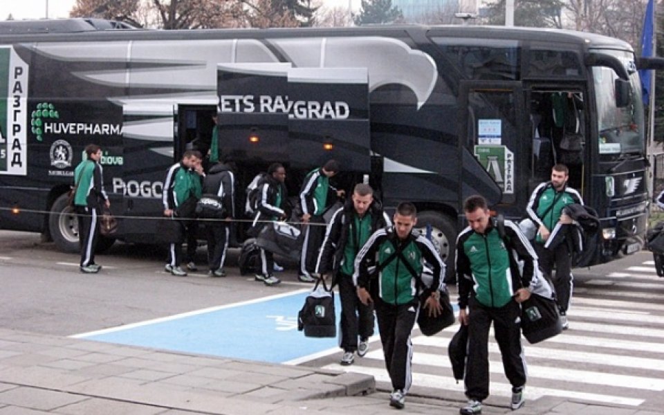 Лудогорец се прибра със закъснение от Рим