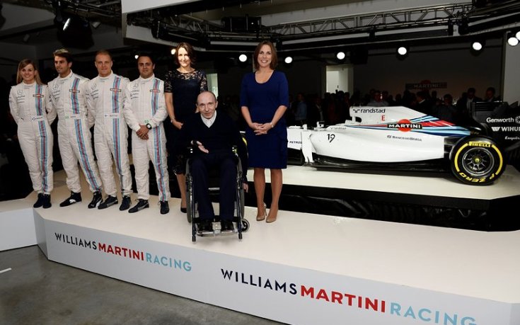 Уилямс представи новия болид в цветовете на Мартини