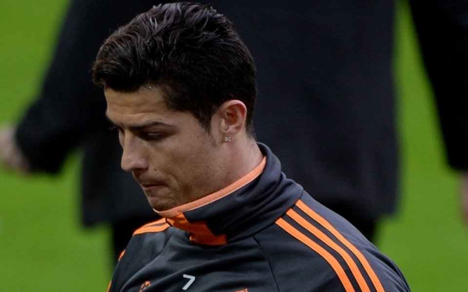 Роналдо напусна рано-рано тренировката на Реал Мадрид