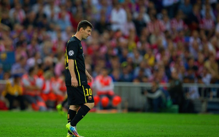 Срещу Атлетико Меси е пробягал повече само от вратаря на Барса