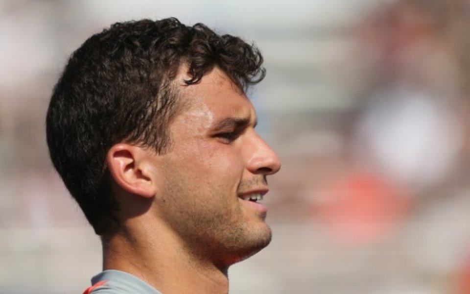 Григор Димитров на демонстративен турнир преди Уимбълдън