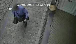 Атентаторът от Брюксел заснет от охранителна камера