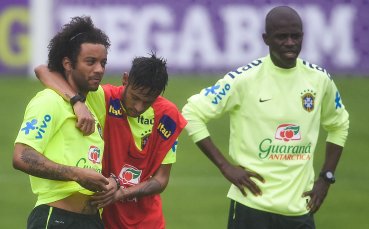 Първата тренировка на Бразилия преди началото на Мондиала