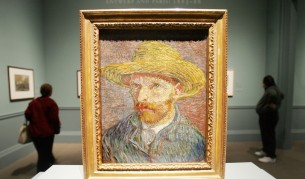 Автопортрет на Ван Гог, преди да отреже ухото си