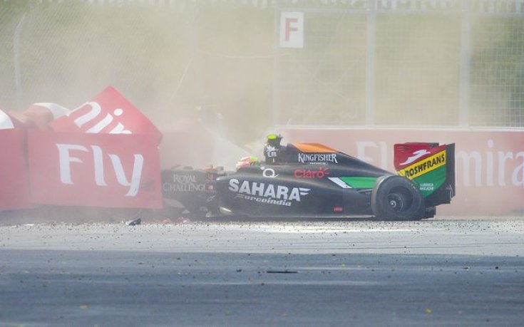 Наказаха Серхио Перес за катастрофата с Фелипе Маса