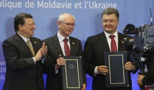 Барозу, Ромпой и Порошенко