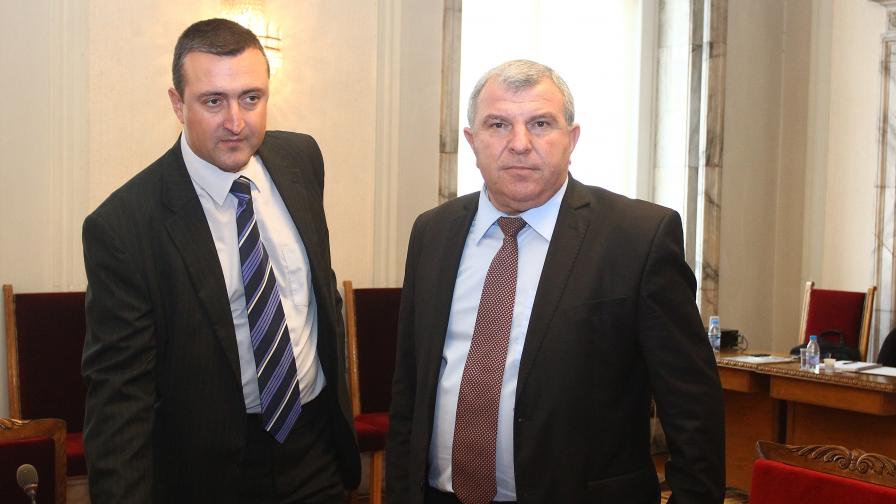Атанас Добрев и министърът на земеделието и храните Димитър Греков
