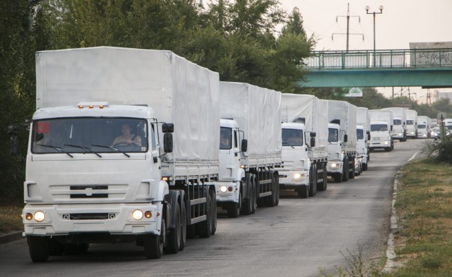 Москва и Киев се споразумяха за преминаване на руския хуманитарен конвой