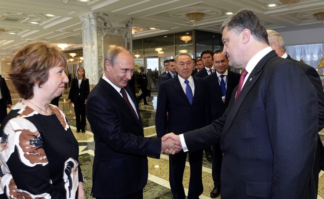 Какво се разбраха Путин и Порошенко в Минск
