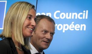 Доналд Туск и Федерика Могерини