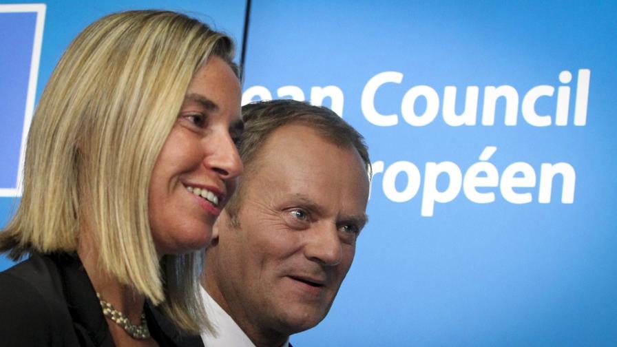 Туск ще е председател на Европейския Съвет, Могерини - външен министър