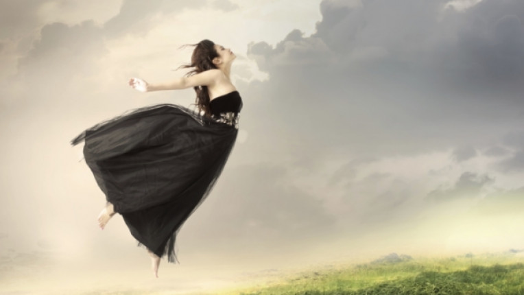 жена мечта свобода черна рокля щастие