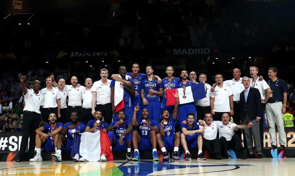 баскетбол Франция Литва медали трето място1