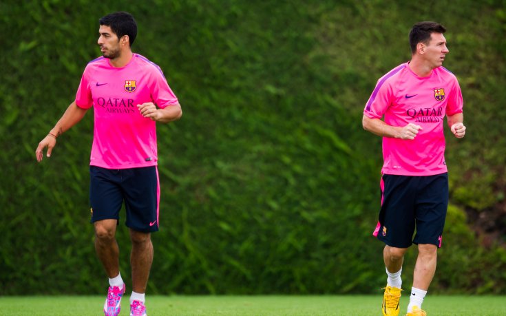 Суарес готви убийствен тандем с Меси