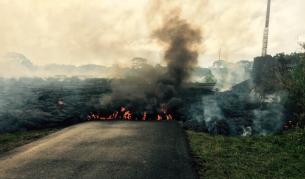 Потокът от лава в Хавай
