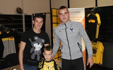 ВИДЕО: Йордан Христов и Алекс Колев на среща с феновете на Ботев