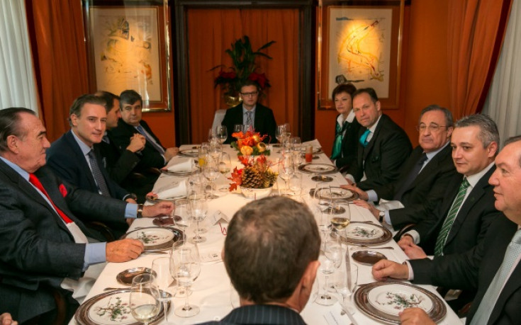 Флорентино Перес даде обяд в чест на Лудогорец