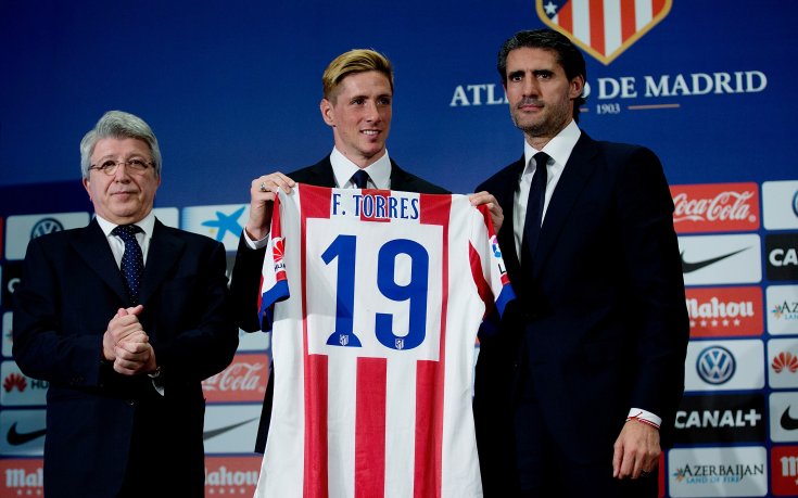 Фернандо Торес чупи рекорди още с идването си в Атлетико